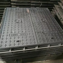 雙開(kāi)球墨鑄鐵方形井蓋1000*1000輕型電力井 排水雨水溝蓋板篦子