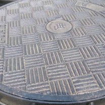 德成鑫 圓形700重型方形雨水井窨井蓋下水道陰井 球墨鑄鐵井蓋