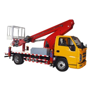 高空作業(yè)車一臺(tái)國六藍(lán)牌江鈴底盤伸縮式直臂高空車 免稅招代理第5張